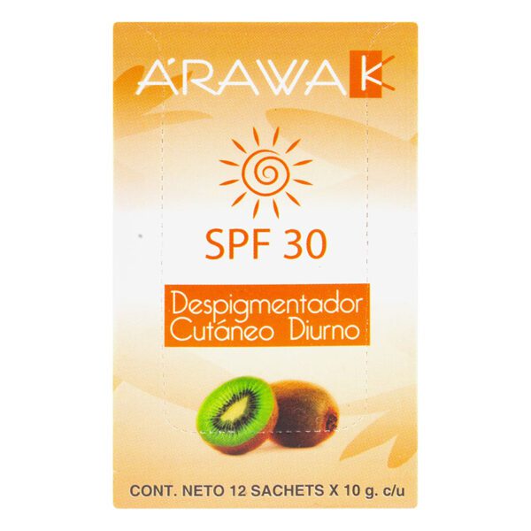 Despigmentador Cutaneo Arawak Día 10 Gr X 12 Sobres - Imagen 2