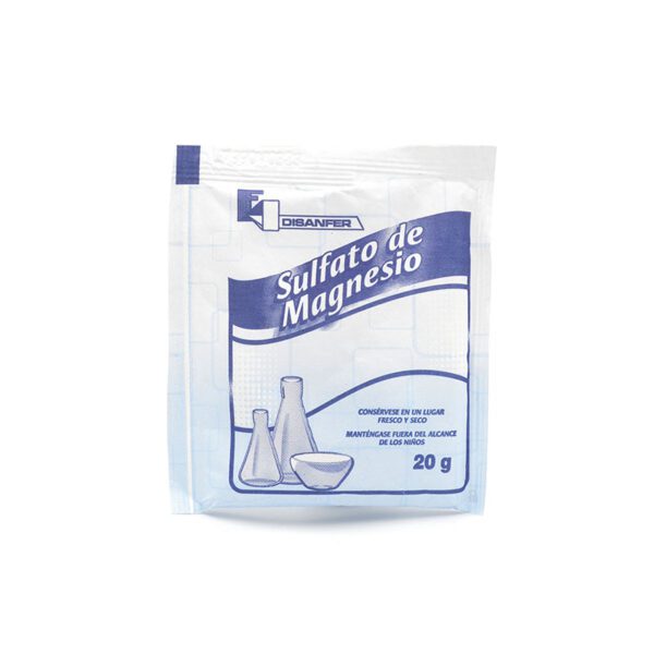 Sulfato De Magnesia 50 Sobres 20 Gr Disanfe