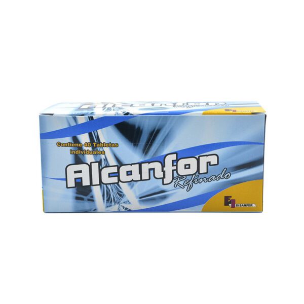 Alcanfor Refinado 40 Tabletas Disanfer