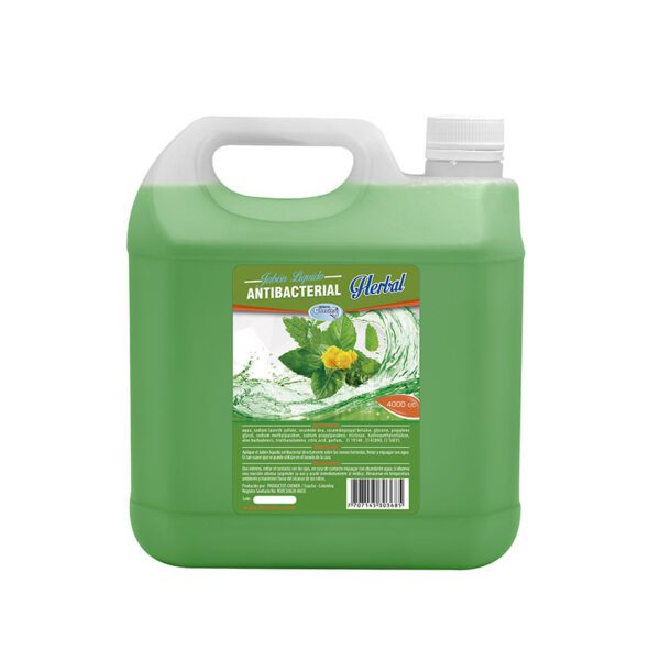 Jabón Líquido Antibacterial Chenier Herbal 4000 Ml