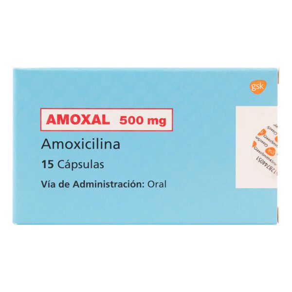 Amoxal 500 Mg 15 Cápsulas (3%+)