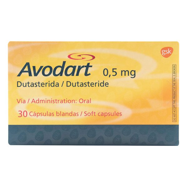 Avodart 0.5 Mg 30 Cápsulas (3%+)(P)54400(Sc) - Imagen 2