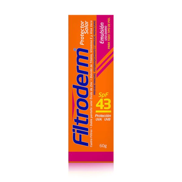 Filtroderm Emusion Sfp 43 Tubo 60 Gr - Imagen 2