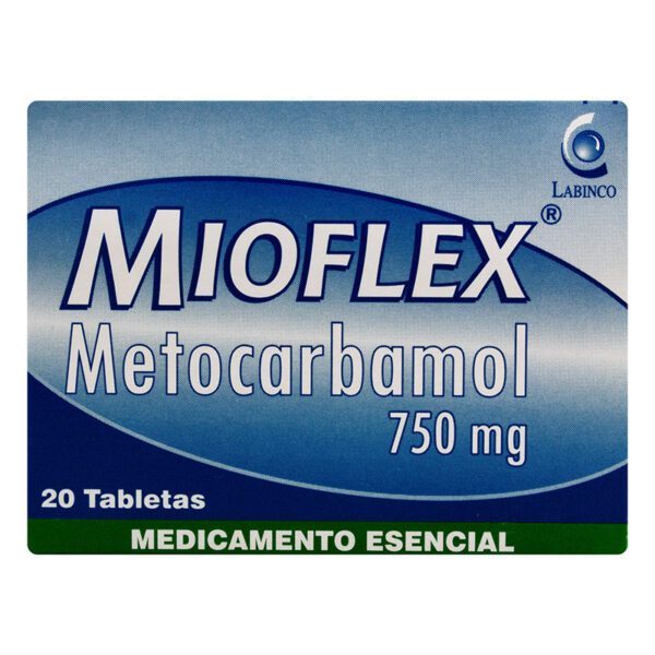 Mioflex 750 Mg 20 Tabletas