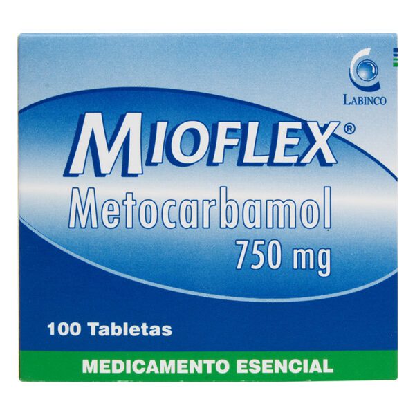 Mioflex 750 Mg 100 Tabletas