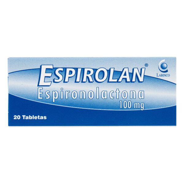 Espirolan 100 Mg 20 Tabletas