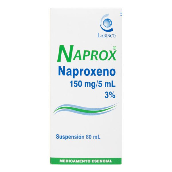 Naprox 150 Mg Suspensión 80 Ml