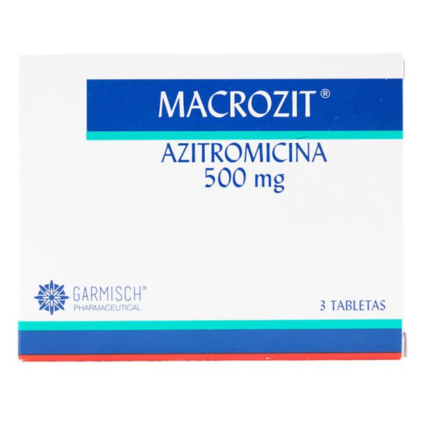 Macrozit 500 Mg 3 Tabletas