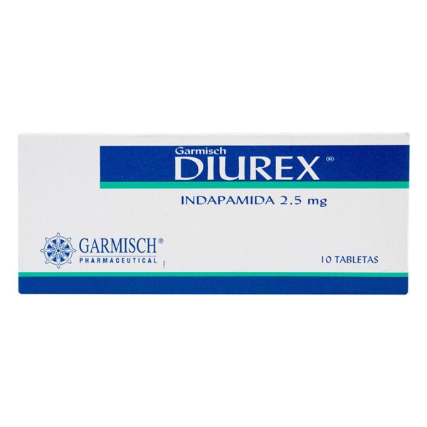 Diurex 2.5 Mg 10 Tabletas