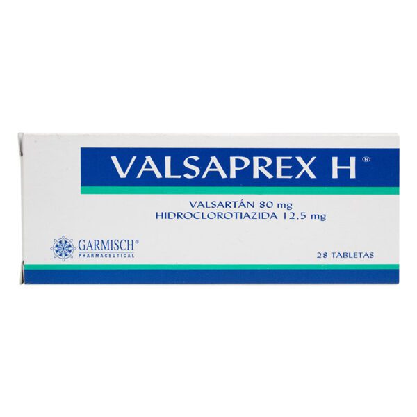 Valsaprex H 80/12.5Mg 28 Tabletas