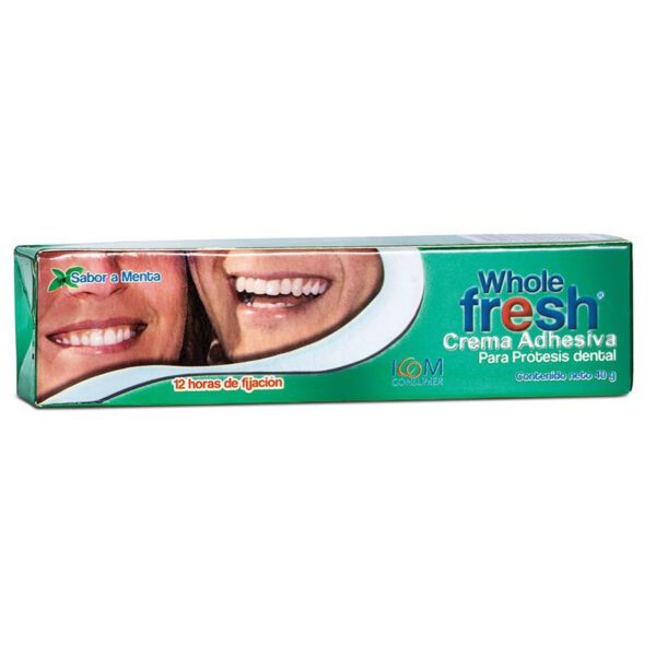 Crema Adhesiva Whole Fresh Menta 40 Gr