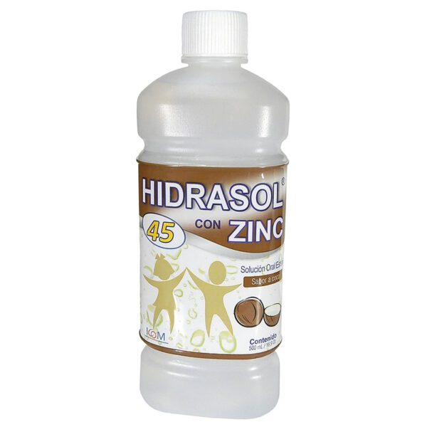 Hidrasol 45 Zinc Coco 500Ml Su.Oral Icom - Imagen 2