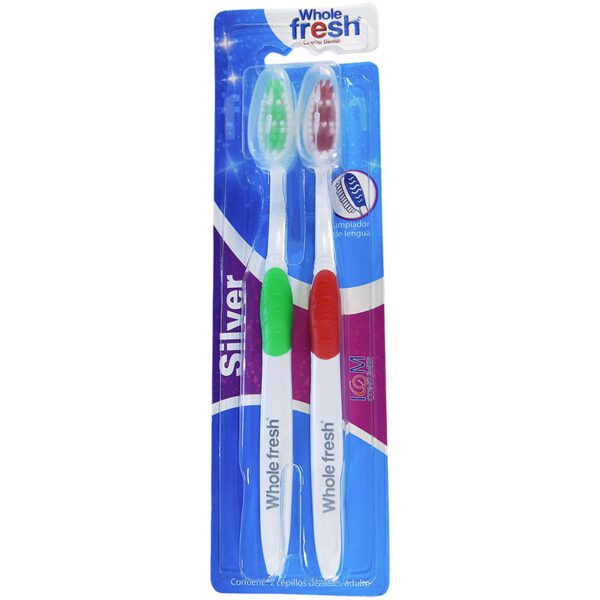 2 Cepillo Icom Adulto Silver
