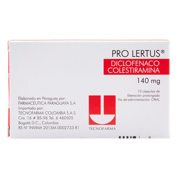 Prolertus 140 Mg 10 Cápsulas