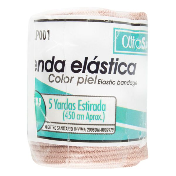 Venda Elastica Piel Alfa Safe 2X5 - Imagen 2