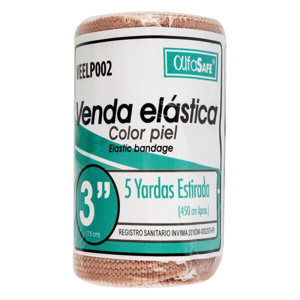 Venda Elastica Piel Alfa Safe 3X5 - Imagen 2