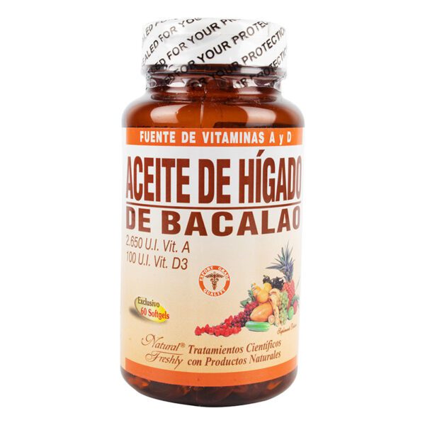 Aceite Higado Bacalao 60 Softgels Nf - Imagen 2