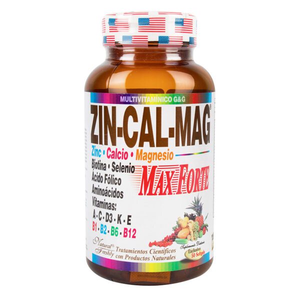 Zin-Cal-Mag Max Forte 50 Softgels - Imagen 2