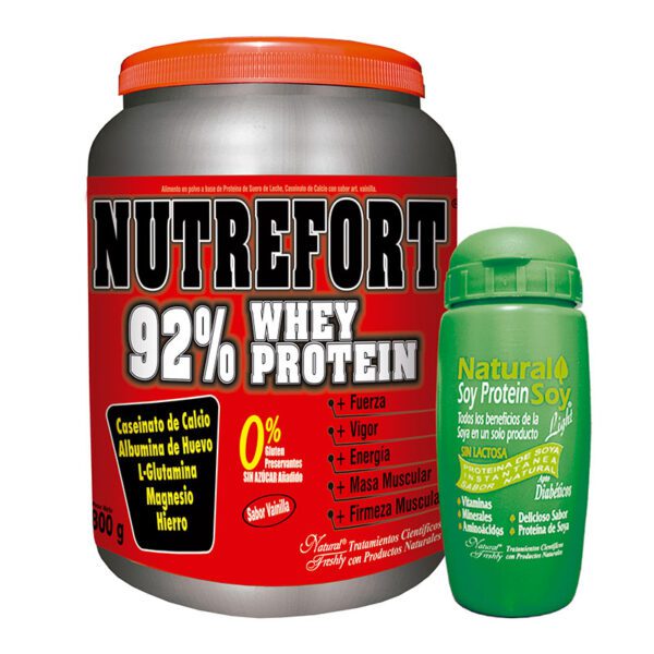 Nutrefort Whey Prot.Vai.800 G+Botilito - Imagen 2