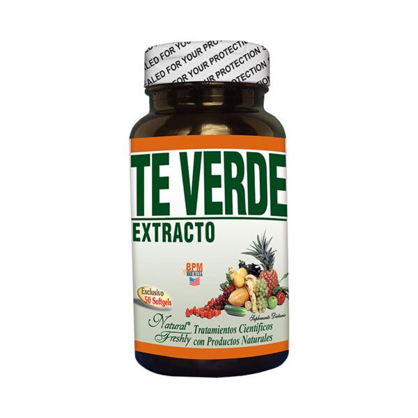 Te Verde Extracto 50 Capsulas Nf - Imagen 2