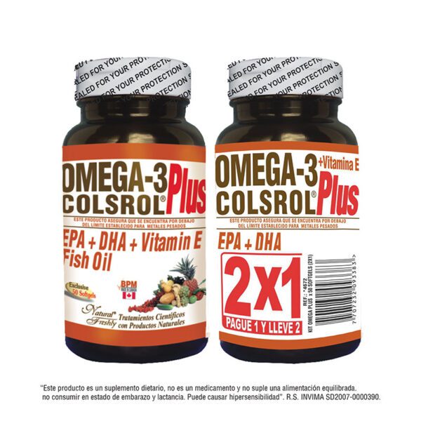 Omega 3 Plus Colsrol 50 Softgels 2X1 - Imagen 2