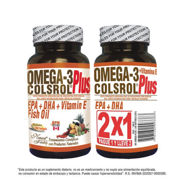 Omega 3 Plus Colsrol 100 Softgel.2X1 P.E - Imagen 2