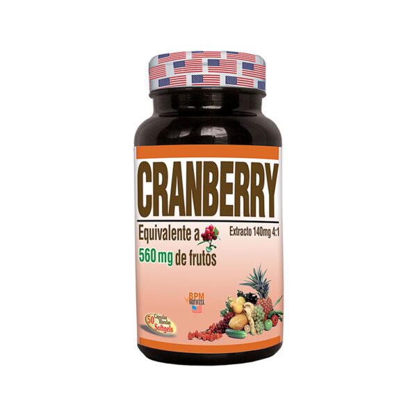 Cranberry 560 Mg 50 Softgels.Iva - Imagen 2