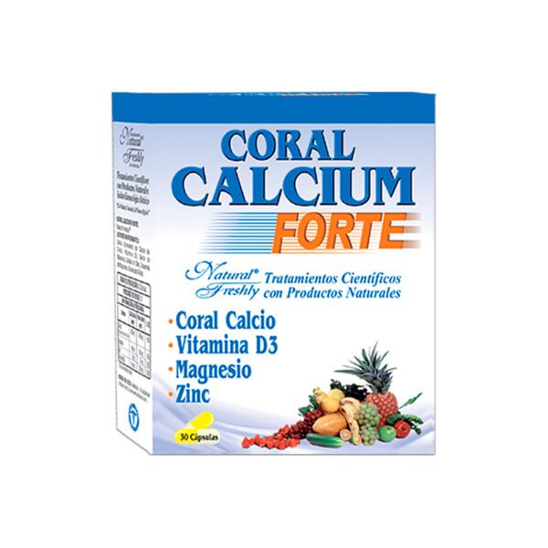 Calcium Coral Forte 30 Capsulas Nf - Imagen 2