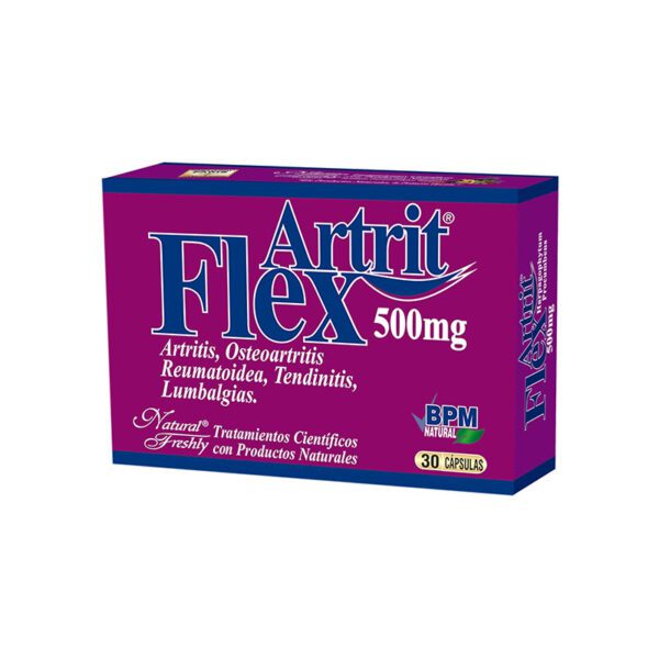 Flex Artrit 500 Mg 30 Capsulas Nf - Imagen 2