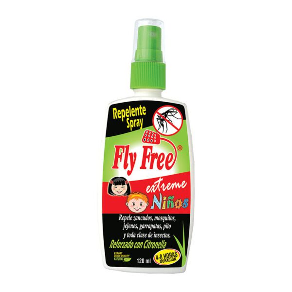 Repelente Fly Free Extreme Niños Spray 120 Ml - Imagen 2