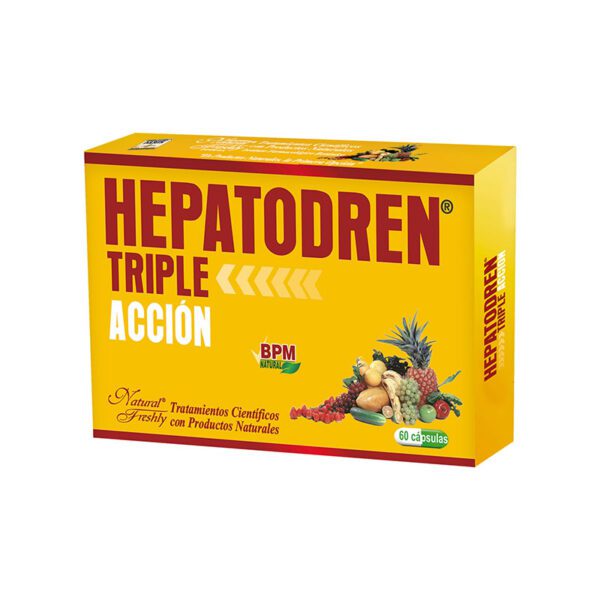 Hepatodren Triple Accion 60 Capsulas Nf - Imagen 2