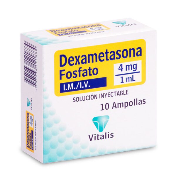 Dexametasona 4 Mg/1 Ml 10 Ampollas Vt - Imagen 2