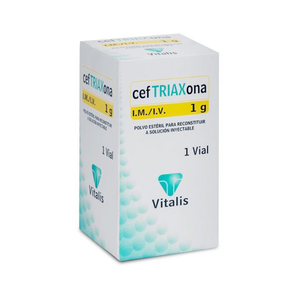 Ceftriaxona 1 G 1 Ampollas - Imagen 2