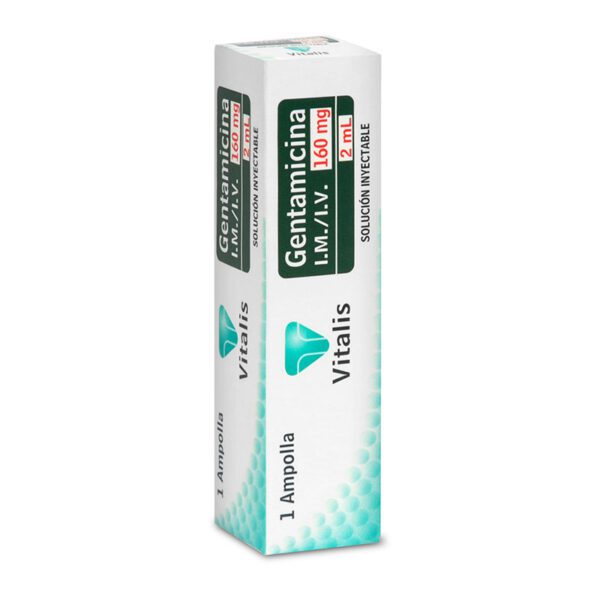 Gentamicina 160Mg/2Ml 1 Ampolla