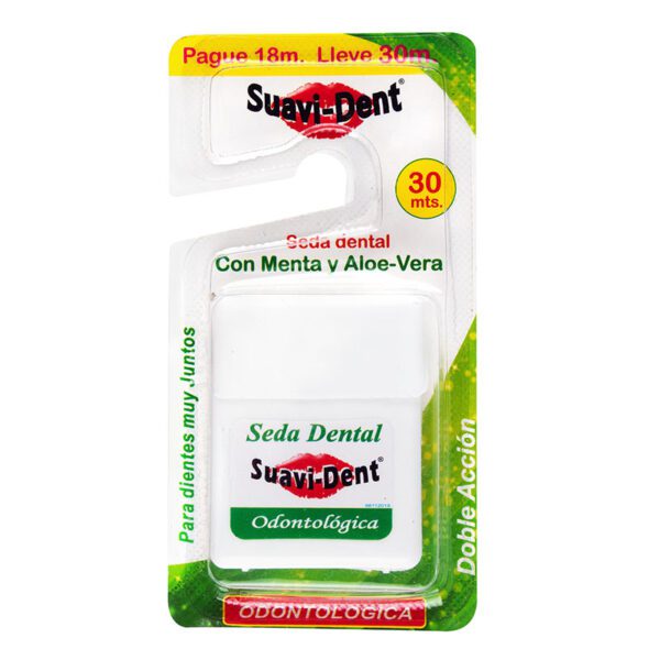 Seda Dental Suavident Cera Menta Pague 18 Lleve 30 - Imagen 2