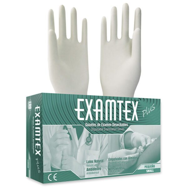 Guante Examtex Protex 100 Uds T.S - Imagen 2