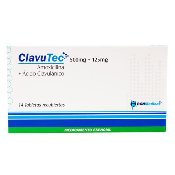 Clavutec 500 Mg 14 Tabletas (3%+) - Imagen 2