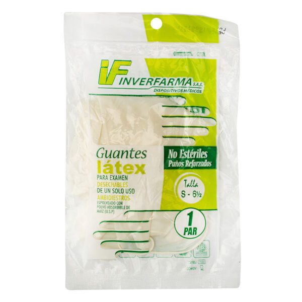 Guante De Latex 2 Uds S Inverfarma - Imagen 2