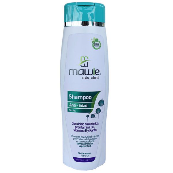 Shampoo Mawie Antiedad Sin Sal 450 Ml - Imagen 2