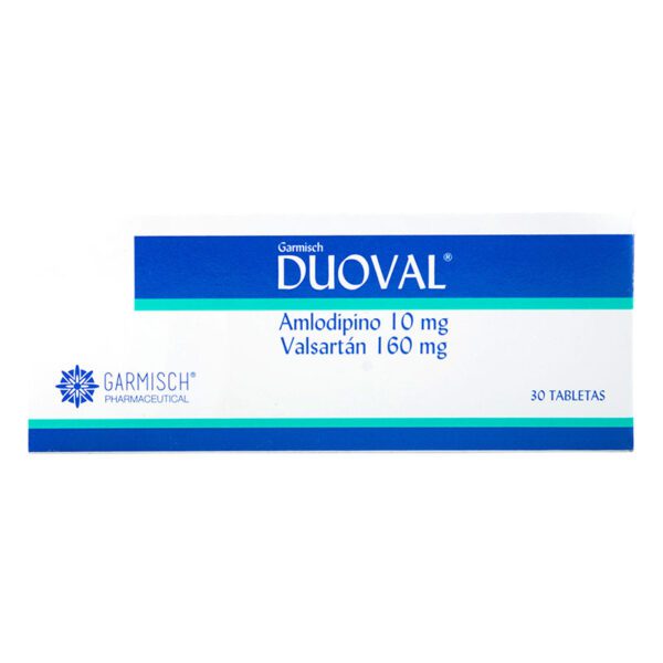 Duoval 10/160 Mg 30 Tabletas