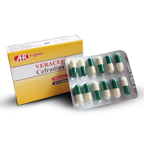 Veracef 500 Mg 24 Cápsulas (3%+)