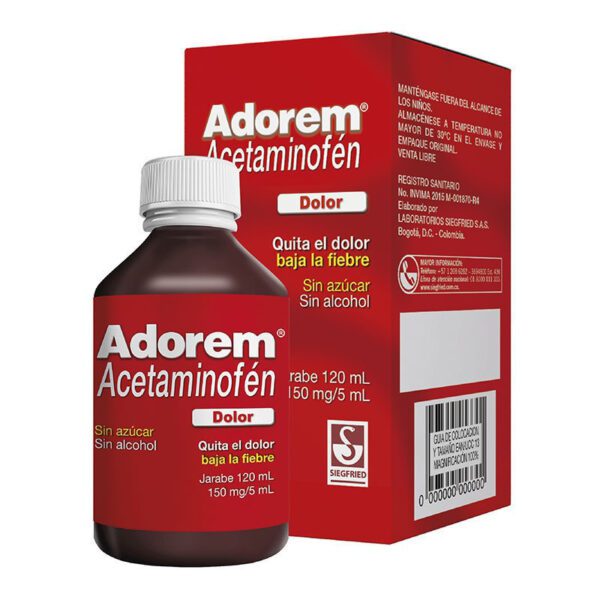 Adorem 150 Mg Jarabe 120 Ml