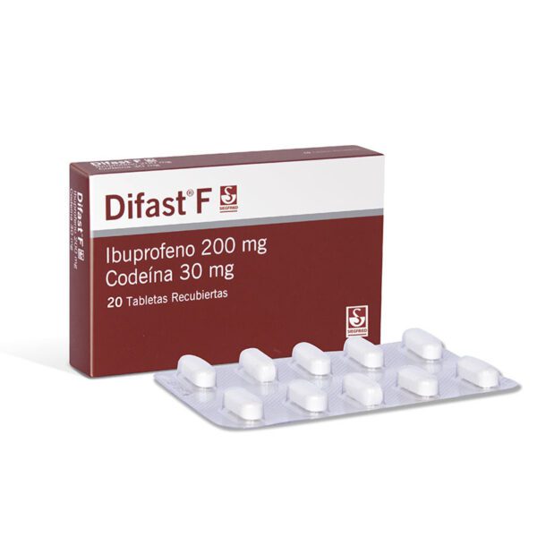 Difast F 200/30 Mg 20 Tabletas - Imagen 2