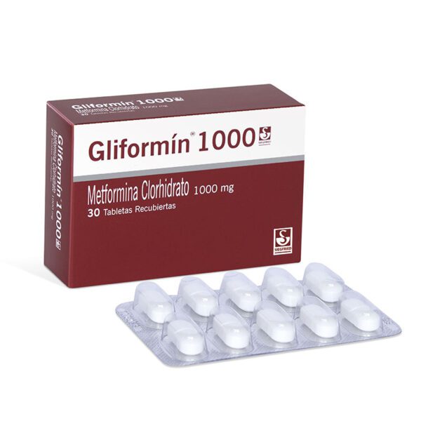 Gliformin 1000 Mg 30 Tabletas - Imagen 2