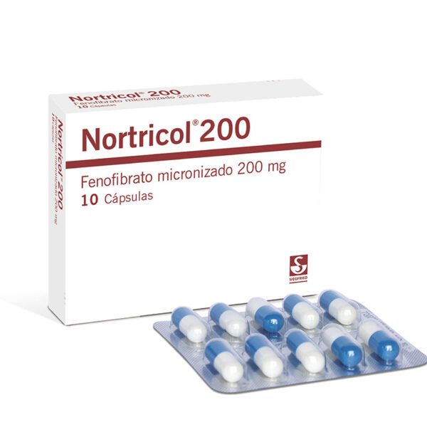 Nortricol 200 Mg 10 Cápsulas (M)9240