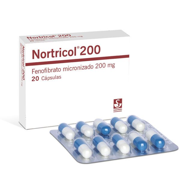 Nortricol 200 Mg 20 Cápsulas (A(M)9240(3%+(Pae) - Imagen 2