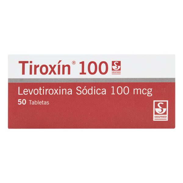 Tiroxin 100 Mcg 50 Tabletas