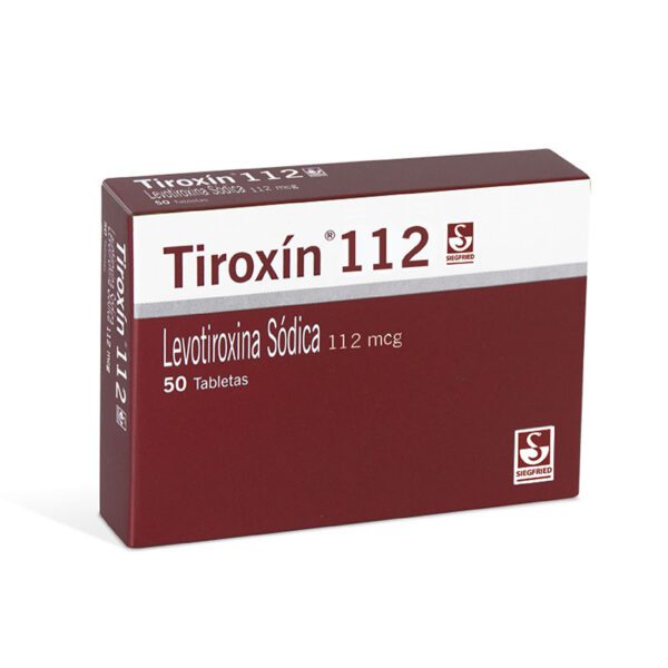 Tiroxin 112 Mcg 50 Tabletas