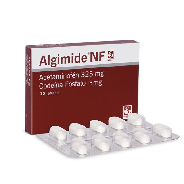 Algimide Nf 325/8 Mg 10 Tabletas