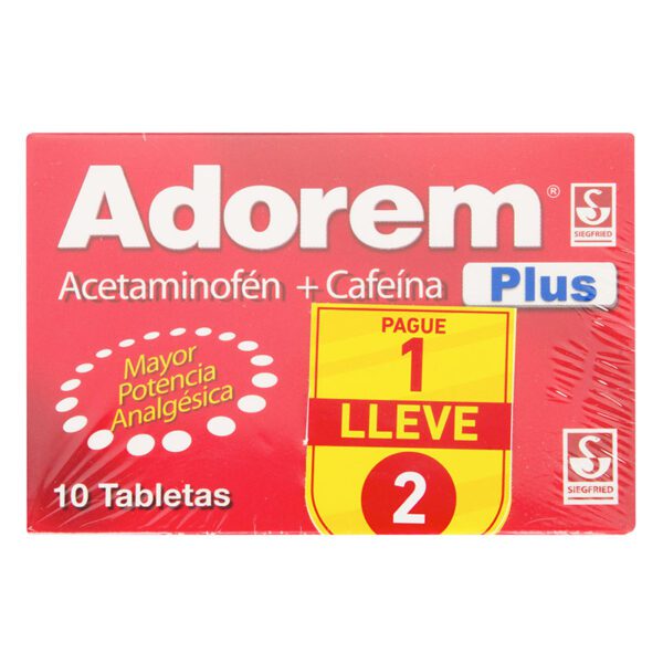 Adorem Plus 10 Tabletas Pague 1 Lleve 2